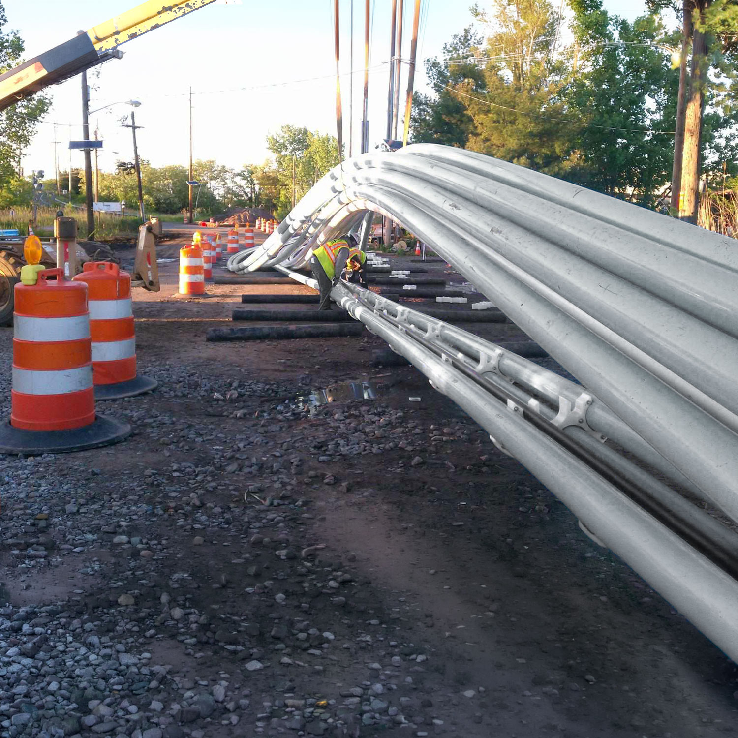 062612 Hackensack River Bore Job Construction Photos Bs6090sf5 Sf2