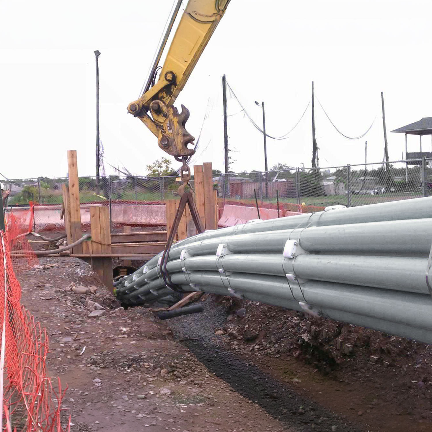 062612 Hackensack River Bore Job Construction Photos Bs6090sf5 Sf3